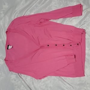 J. Crew pink lightweight cardigan
